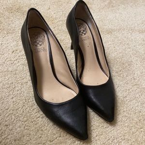 Black Vince Camuto 1.5 inch heel pumps